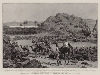 Z ekspedycją na Nil, czyli codzienne sceny w drodze na front